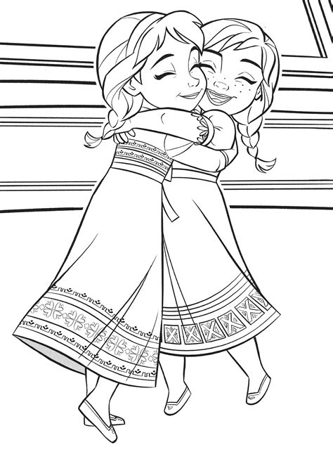 free printable coloring pages of elsa from frozen|anna elsa coloring page free.